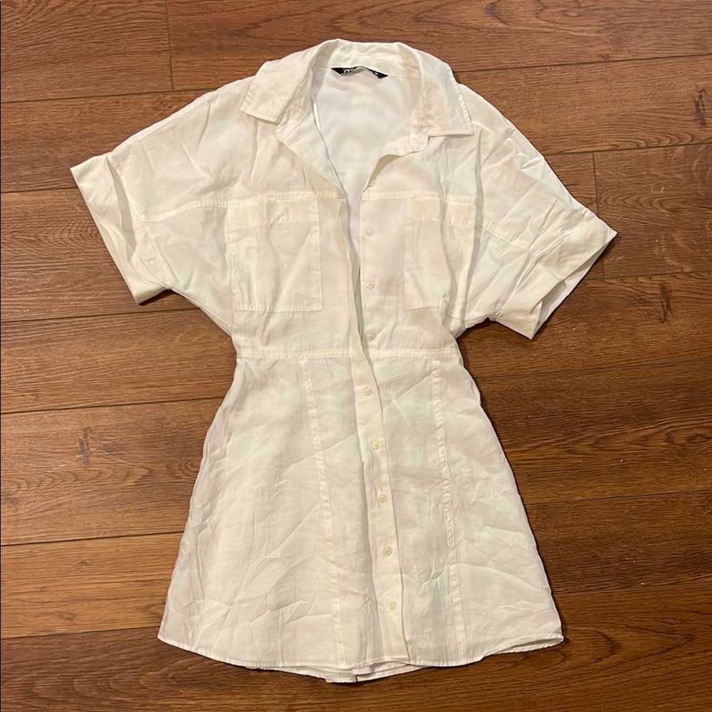 Zara White Mini Dress